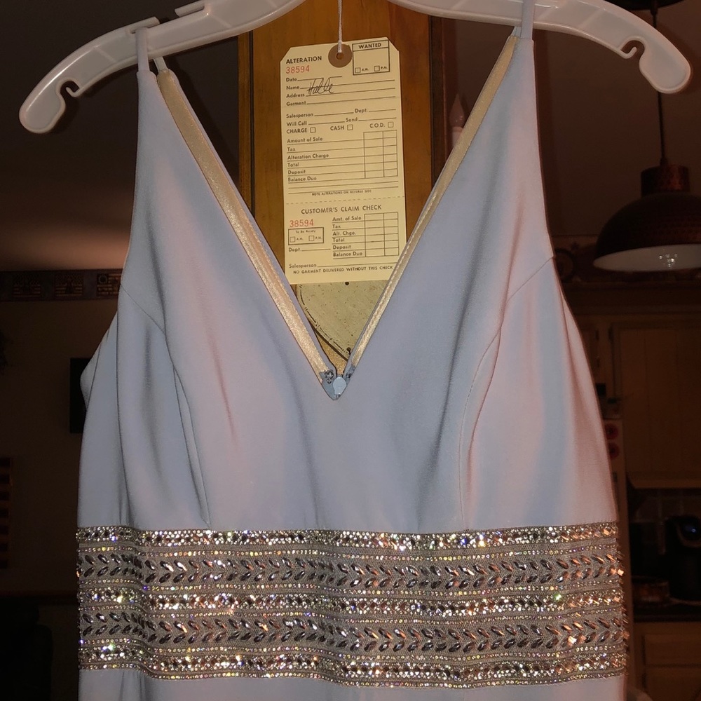Ice Blue Prom Dress